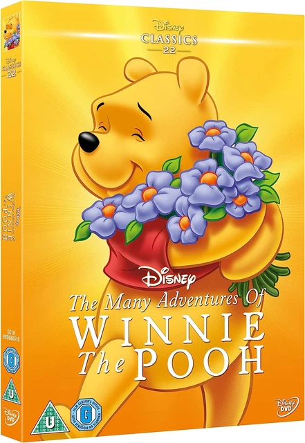 Winnie the Pooh: The Many Adventures of NEW SEALED DVD Disney Classics Slipcase