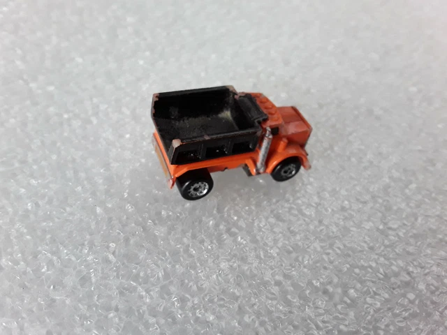 Camion Benne Micro Machines Miniature 1:160 - Tombereau En Plastique D'occasion Pour Collection
