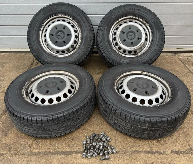 ORIGINAL MERCEDES SPRINTER W906 Stahlfelgensatz mit Pirelli-Reifen 235/ ...