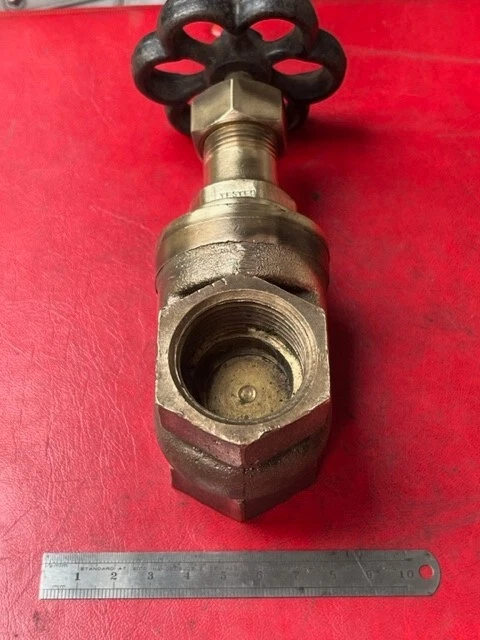 Valvole cancello acqua in ottone 1" x2 Made in England