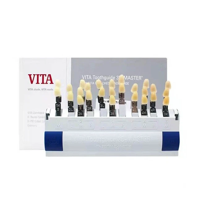 New 1 Set VITA Tooth guide 3D Master with Bleached Shade Guide 29 Colors Resin