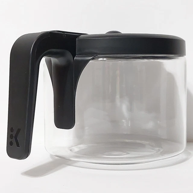 KEURIG KDUO 12 Cup Carafe Glass Replacement Coffee Pot Black Handle