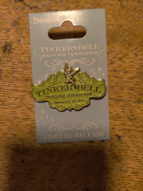 Disneyland Tinkerbell Inaugural Half Marathon Pin (2012)