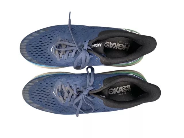 HOKA ONE ONE Men's Clifton 7 Size 10.5 Walking Running Shoes 1110508 ...