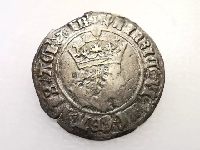 Henry VII, Silver Groat, Profile Issue, MM Pheon (1505-09AD), GF, BA2908