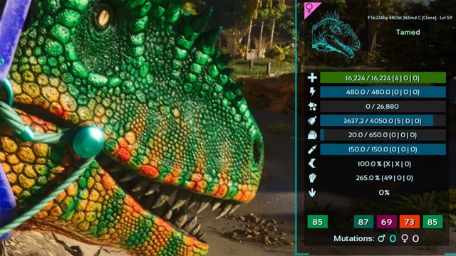 ARK Ascended PVE – Dinos Boostés : Carcha 350 Dps, Giga 300 Dps, Rex 725 Dps – Officiel Multijoueur
