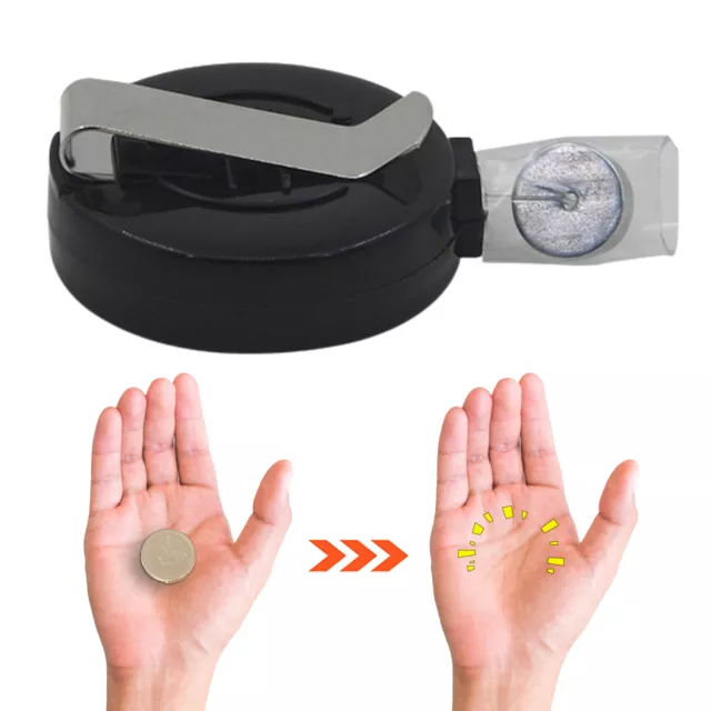 Magician Disappear Coin Illusion Tools Close-Up Device Street Magic Trick Prop