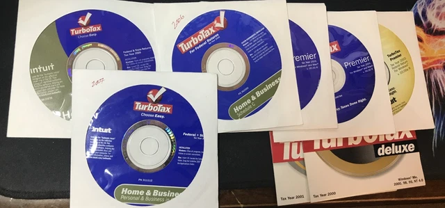 Turbo Tax Home Business Deluxe 1997 thru 2013 + 2015