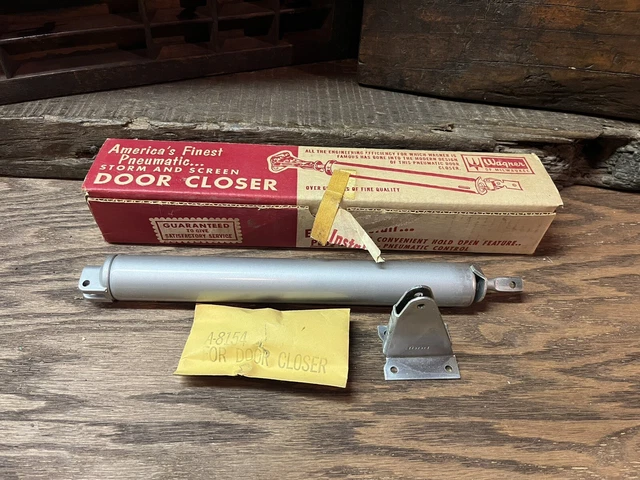Vintage NOS Wagner Storm And Screen Door Pneumatic Closer