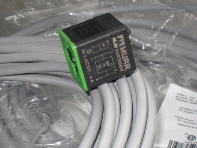 5 x 10 Meter Ventilkabel Ventilanschluß Typ A (18mm) mit LED, 4A