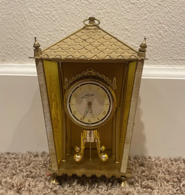 Used Vintage Decorative 8 Day Clock W.u.a Schmid-Schlenker Jr. Western Germany