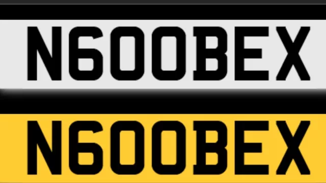 N600Bex Private Number Plate