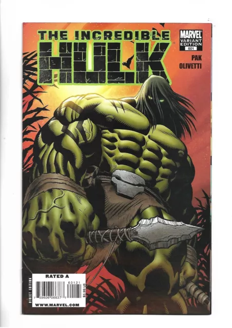 Marvel comics - Incredible Hulk Vol.1 #601 1 in 20 variant (Oct'09) Near Mint