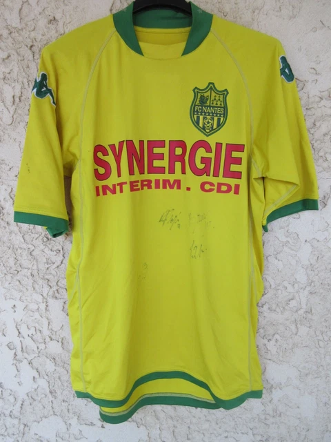 MAILLOT F.C NANTES vintage ancien football shirt away vert FCNA S EUR 20,50 - FR