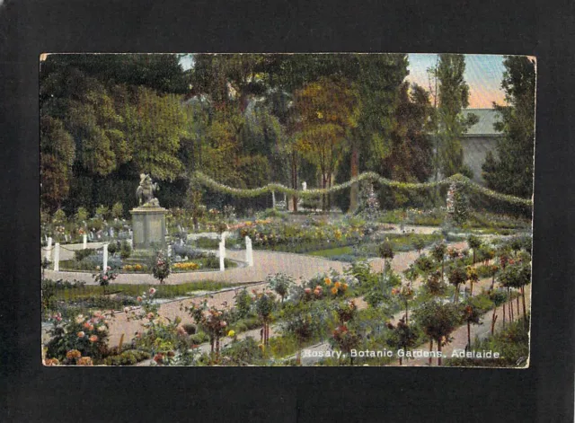A8028 Australia SA Adelaide Botanic Gardens Rosary vintage postcard