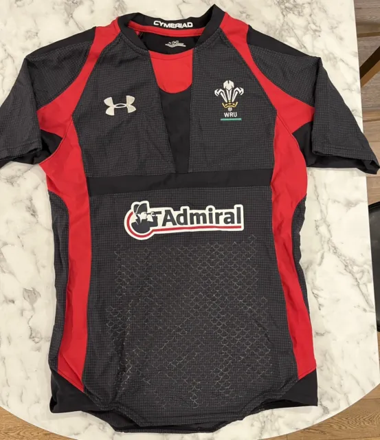 WALES RUGBY Player Issue shirt away Jersey Welsh  2012 SIZE Large (medium)
