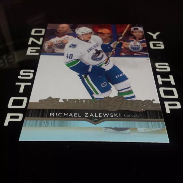 2014 15 Ud Young Guns 247 Michael Zalewski Rc Mint +Free Combined S&H