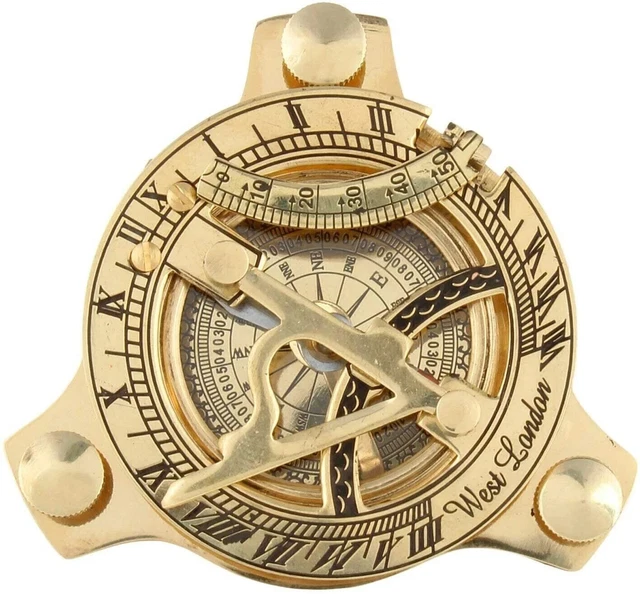 Boussole en laiton antique - Cadeaux nautiques pour lui et elle