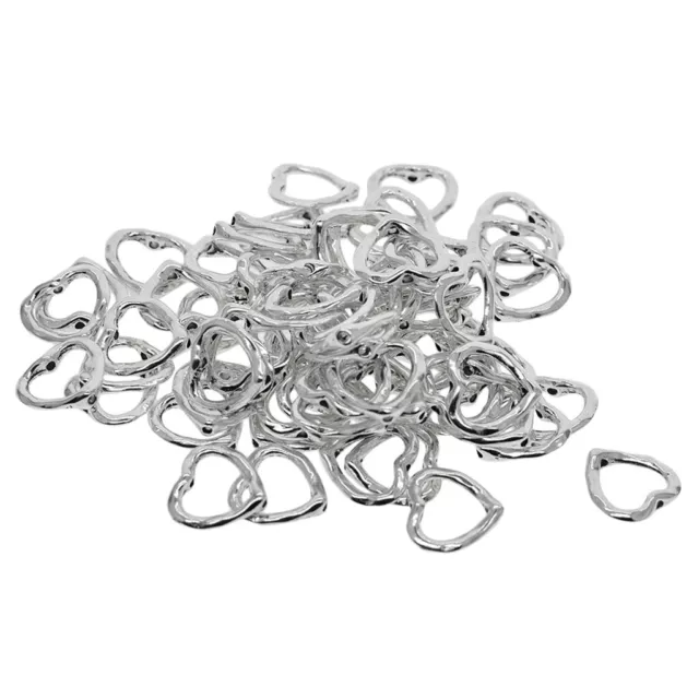 100x hohl   perlen charms tibetischen silber anhänger halskette armband