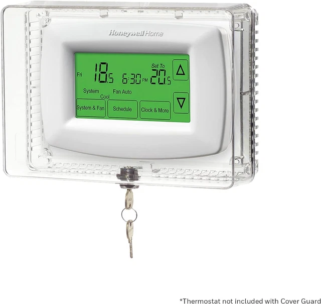 HONEYWELL HOME CG512A1009 Large Thermostat Guard, Fits Thermostats 8