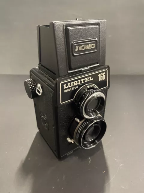 Vintage Camera Lomo Lubitel 166 Universal TLR In Box And With Case