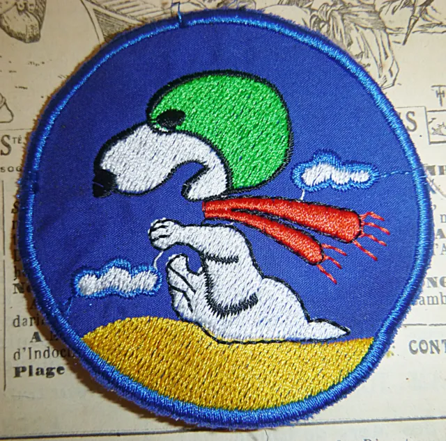 USAF - Patch - SNOOPY FLYS - US AIR FORCE - 20th TASS - Vietnam War - M.246