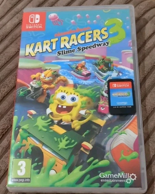 Jeu Nickelodeon Kart Racers 3 Slime Speedway Pour Nintendo Switch - Neuf, Code Dans La Boîte