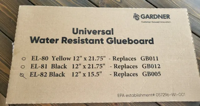 (24) Gardner Universal Water Resistant Glue Boards 12" x 15.5"