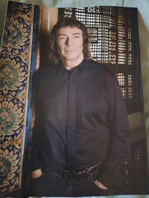 Steve Hackett (Genesis) - full page A4 size magazine poster / photo