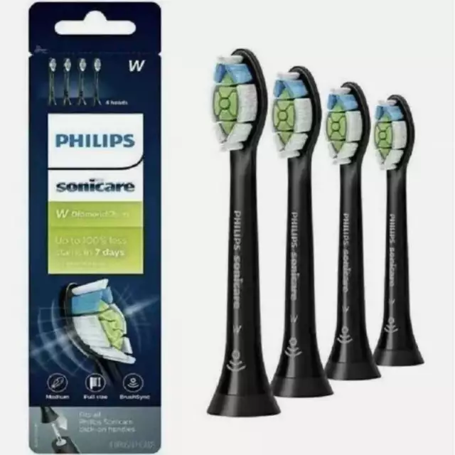 4 Pack For Phillips Sonicare W HX6064/65 Electric Toothbrush Heads Replacement