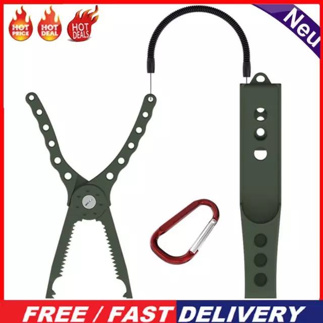 Fishing Tongs Gripper Cutter Plier Lip Controller Live Fishing Buckle Clamp