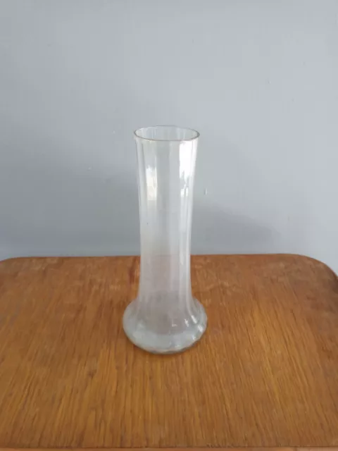 Vase Soliflore En Verre Ancien