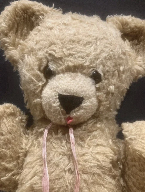 Ours en peluche articulé vintage des années 50 en mohair, adorable - France