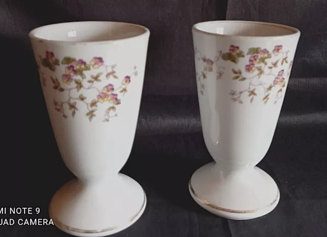 Mazagran XIXème brulot Porcelaine de Paris tasse porcelaine fleurie très épaisse