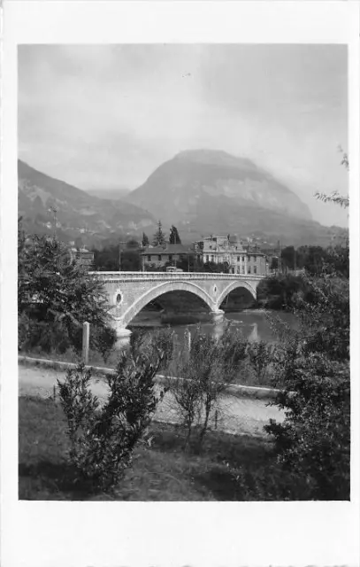 Cpa 38 Carte Photo La Tronche Le Pont