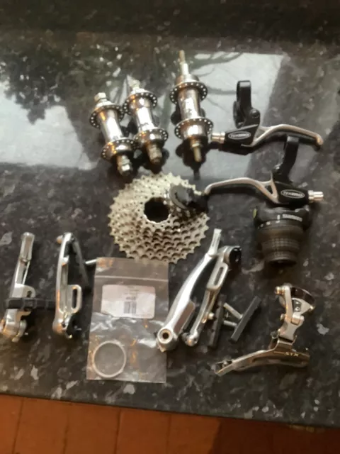 Job Lot Of Shimano And Tektro Bike Parts