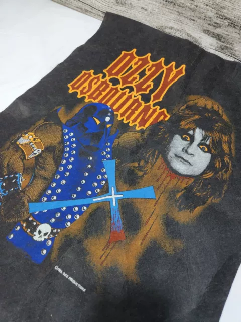 Ozzy Osbourne 1982 Banner 20"x16" 1982 Pennant Like Material