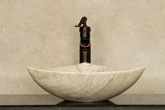 Stone sink bathroom vessel sink travertine marble sinks