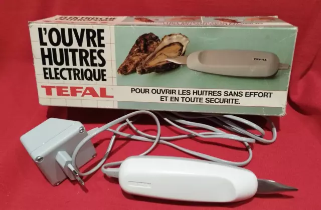 ouvre Couteau a huître électrique TEFAL Fonctionne Blanc/Gris - Vendu