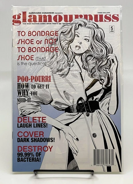 GLAMOURPUSS #5 COMICS Edition AARDVARK VANAHEIM,  Dave Sim 2009 NM+