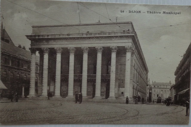 Dijon 21 CPA Theatre Municipal Good Condition 1926