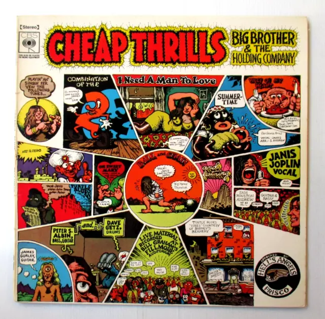 Big Brother & The Holding Company ‎– Cheap Thrills - 1960's Australia LP