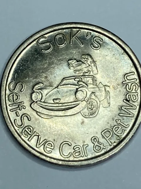 Sok's Rapid Car Wash (Saint Cloud, Minnesota) token Obsolete #qm1