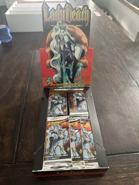 (1) Unopened Pack  1995 ~ Lady Death ~ Chromium Series 2, Incredible Art!