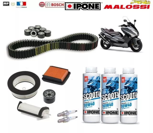 Kit entretien Yamaha 500 Tmax 2008-2011 (Revision complète) Malossi Ipone