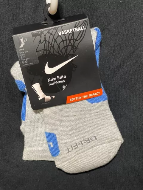 NIKE ELITE Basketball Crew Socks SX3692-065 M Kobe NBA Lebron LJ KD BIN 8 Medium NIKE ELITE Basketball Crew Socks SX3692-065 M Kobe NBA Lebron LJ KD BIN 8 Medium