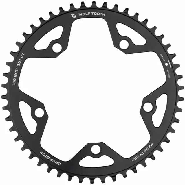 Wolf Tooth Components 130 Bcd Route Et Cyclocross Pignon - 50t 5-Bolt