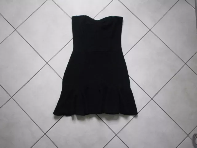 ROBE BUSTIER NOIRE Zara taille L 40 petit S M EUR 10 50 PicClick FR