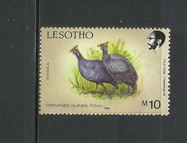 LESOTHO. Año: 1988. Tema: SERIE BASICA. AVES.