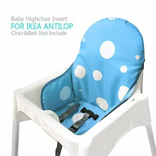 Ikea Antilop Highchair Seat Covers & Cushion by Zama, Washable Foldable Baby Hi
